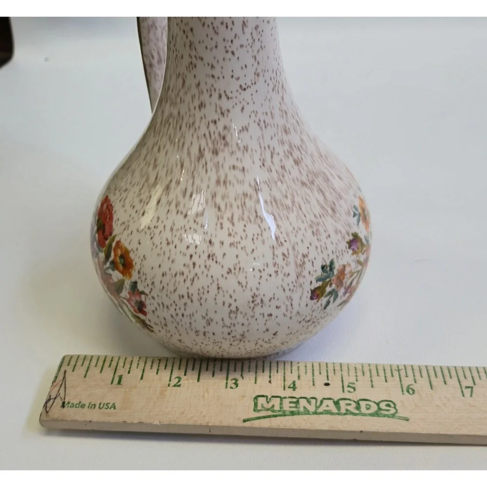 1960's California Originals Pitcher Vase MCM Speckle Art Pottery Torrance CA